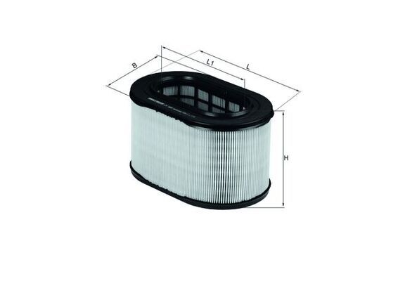 Filtr powietrza KNECHT LX 669