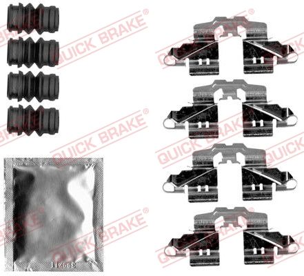 Zestaw akcesoriów, klocki hamulcowe QUICK BRAKE 109-1808