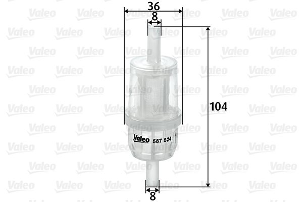 Filtr paliwa VALEO 587524