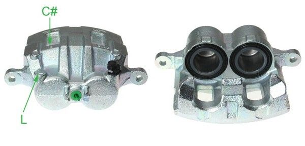 Zacisk hamulca BUDWEG CALIPER 344472
