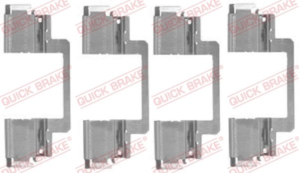 Zestaw akcesoriów, klocki hamulcowe QUICK BRAKE 109-1774
