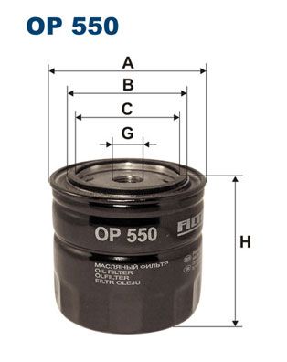 Filtr oleju FILTRON op 550