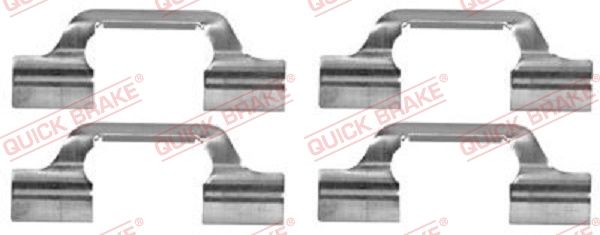 Zestaw akcesoriów, klocki hamulcowe QUICK BRAKE 109-1685