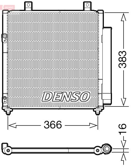 Skraplacz, klimatyzacja Denso DCN45007