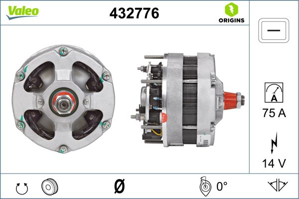Alternator VALEO 432776
