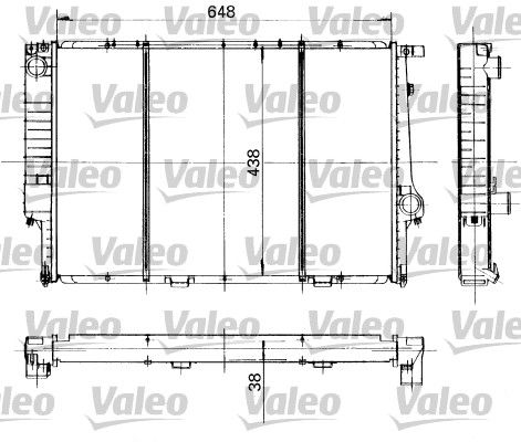 Chłodnica, układ chłodzenia silnika VALEO 819418