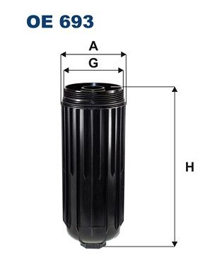 Filtr oleju FILTRON OE 693
