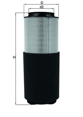 Filtr powietrza MAHLE LX976