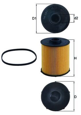 Filtr paliwa KNECHT KX 70D