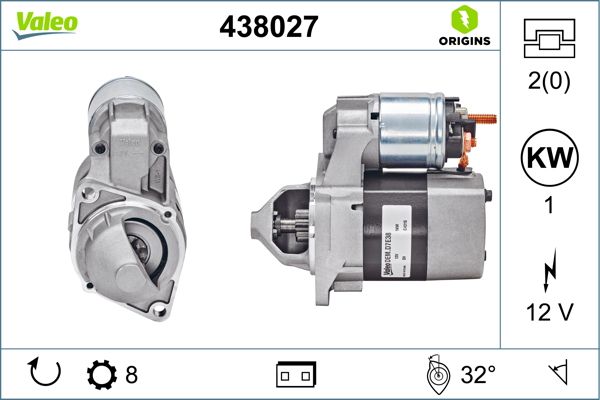 Rozrusznik VALEO 438027