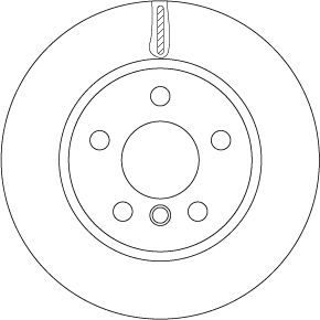 Tarcza hamulcowa TRW DF6799