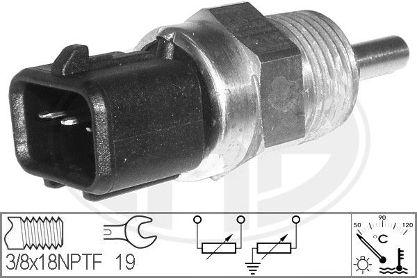 Czujnik, temperatura płynu chłodzącego ERA 330632