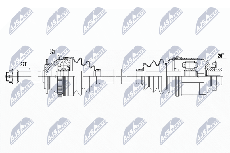 Wał napędowy NTY NPW-HY-526