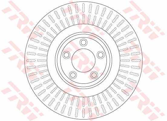Tarcza hamulcowa TRW DF6146S
