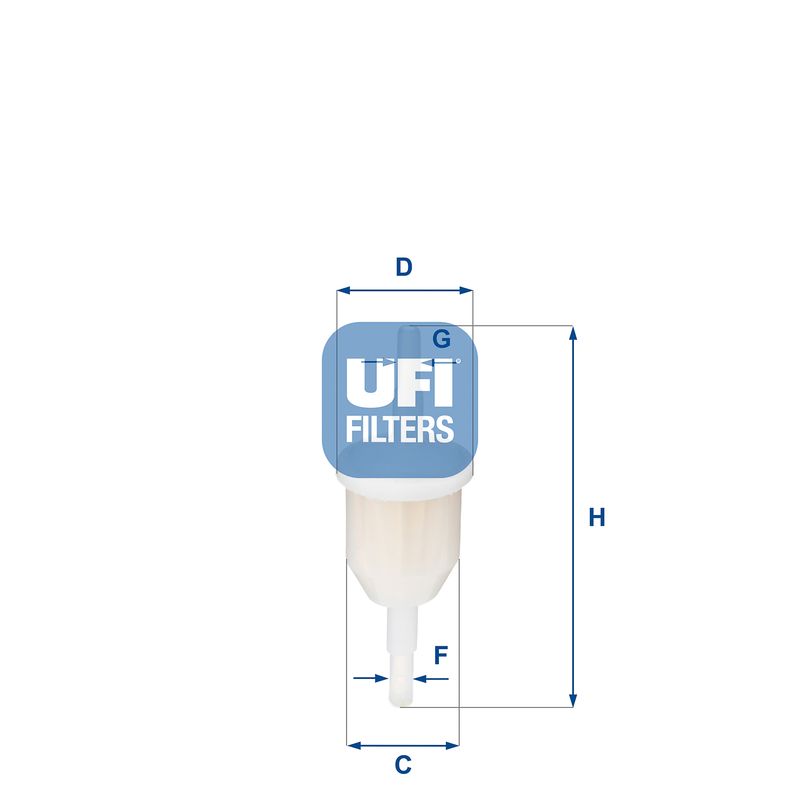 Filtr paliwa UFI 31.009.00