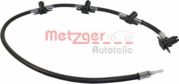 Wąż, paliwo na przelewie METZGER 0840015