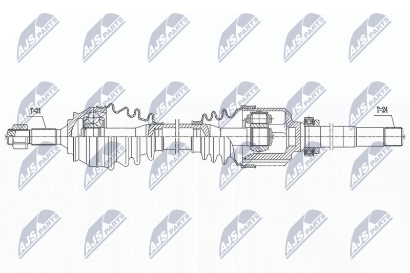 Wał napędowy NTY NPW-CT-135