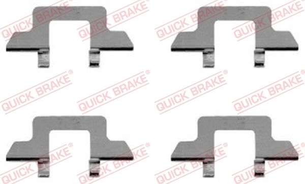 Zestaw akcesoriów, klocki hamulcowe QUICK BRAKE 109-1242