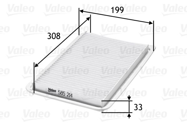 Filtr powietrza VALEO 585214