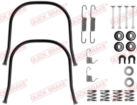 Zestaw akcesoriów, szczęki hamulcowe QUICK BRAKE 105-0633