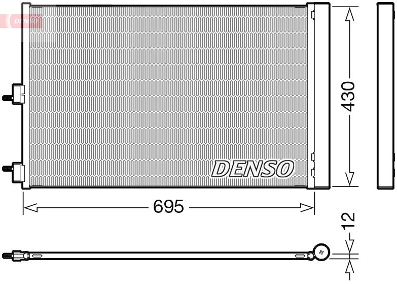 Skraplacz, klimatyzacja Denso DCN17061