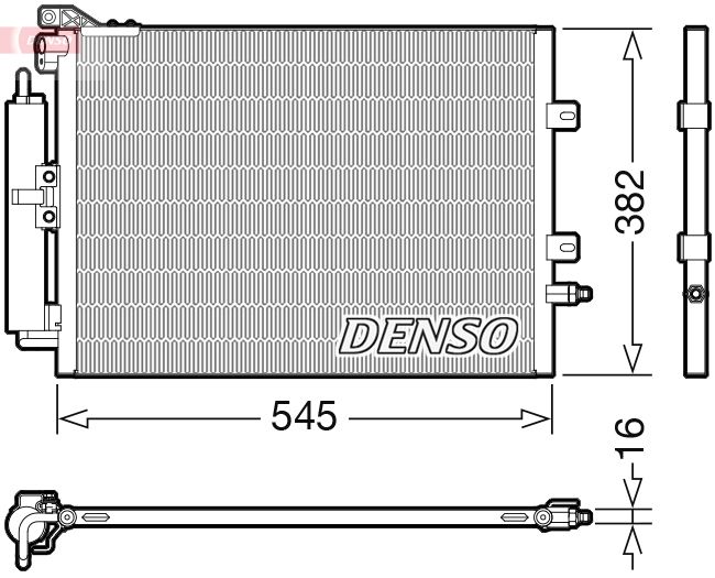 Skraplacz, klimatyzacja Denso DCN23040