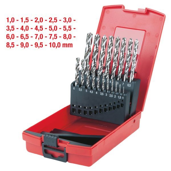 Zestaw wierteł krętych do metalu KS TOOLS 330.2620