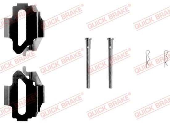 Zestaw akcesoriów, klocki hamulcowe QUICK BRAKE 109-1168