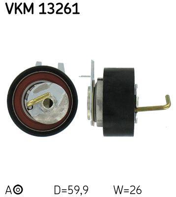 Rolka napinacza, pasek rozrządu SKF VKM 13261