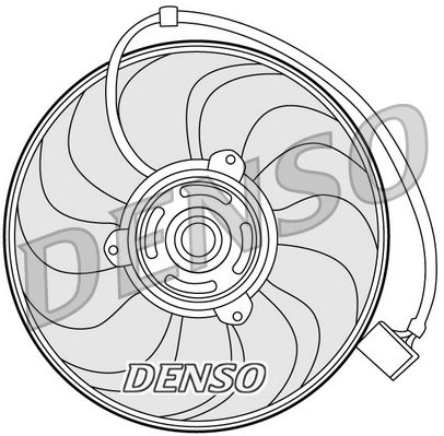 Wentylator, chłodzenie silnika DENSO DER27001