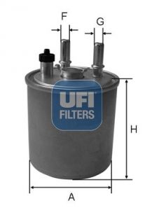 Filtr paliwa UFI 24.073.00