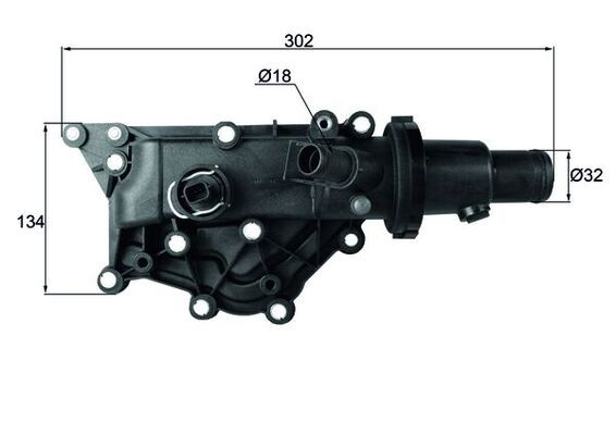 Termostat, płyn chłodzący MAHLE TH5989