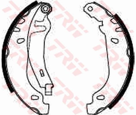 Zestaw szczęk hamulcowych TRW GS8531