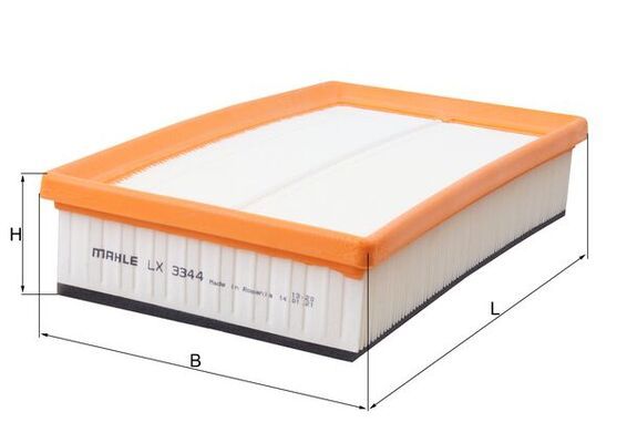 Filtr powietrza KNECHT LX 3344