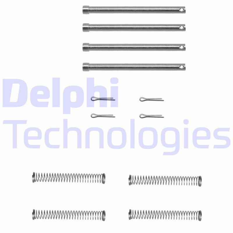 Zestaw akcesoriów, klocki hamulcowe DELPHI LX0097