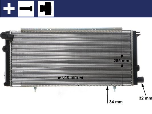 Chłodnica, układ chłodzenia silnika MAHLE cr 425 000s