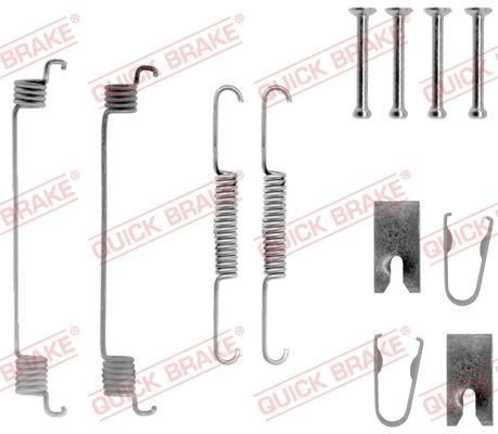 Zestaw akcesoriów, szczęki hamulcowe QUICK BRAKE 105-0789