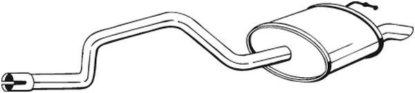Tłumik końcowy BOSAL 279-065