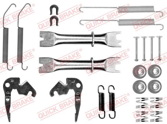 Zestaw akcesoriów, szczęki hamulcowe QUICK BRAKE 105-0033S-02