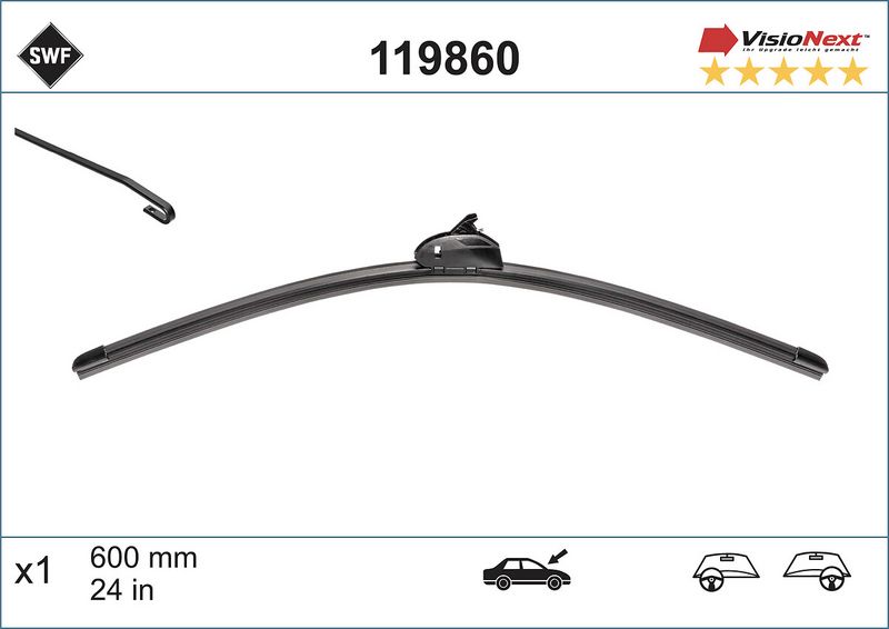 Pióro wycieraczki SWF 119860