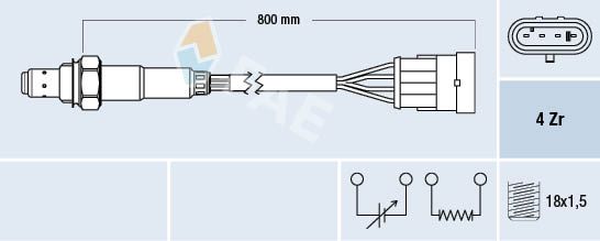 Sonda lambda FAE 77220