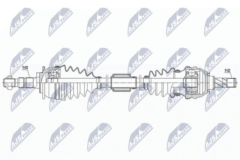Wał napędowy NTY NPW-PL-105