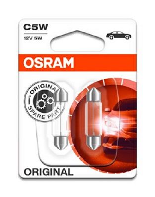 Żarówka, oświetlenie tablicy rejestracyjnej OSRAM 6418-02B