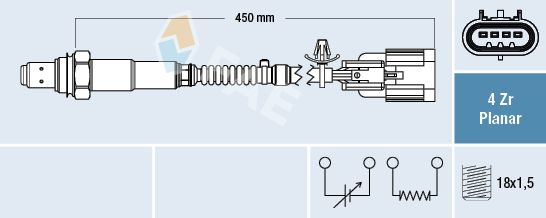 Sonda lambda FAE 77662