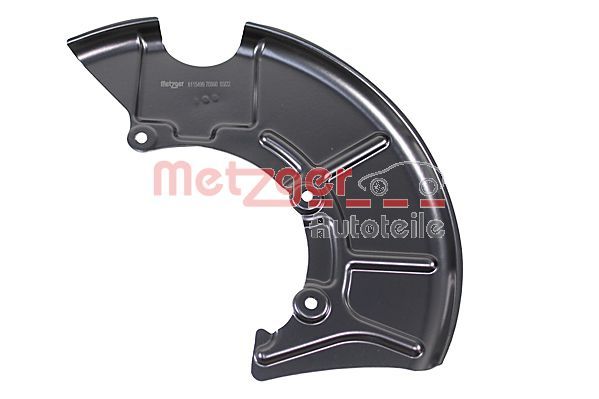 Panel rozbryzgiwujący, tarcza hamulcowa METZGER 6115499