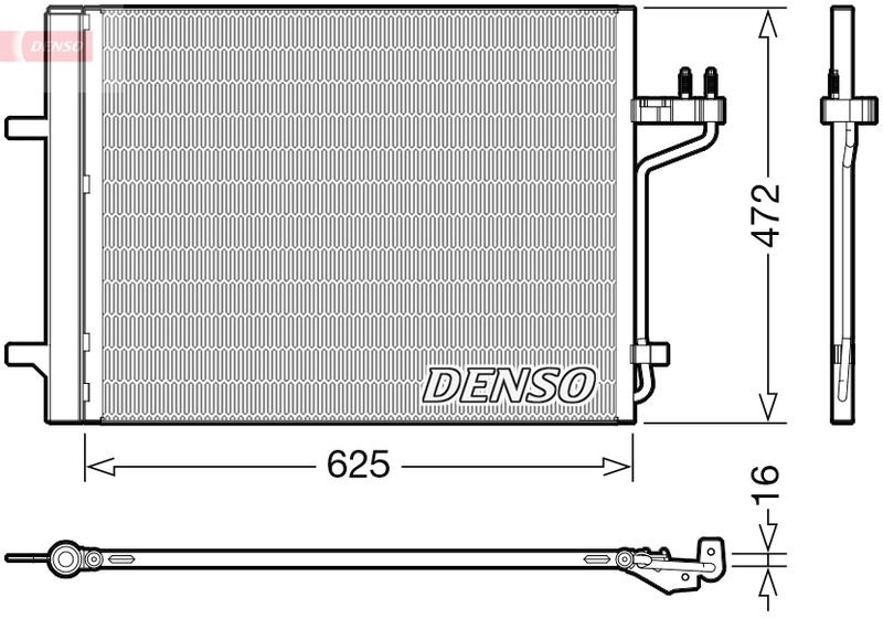 Skraplacz, klimatyzacja Denso DCN10047