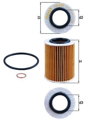Filtr oleju KNECHT OX 825D
