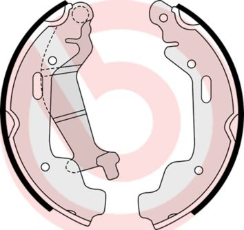 Zestaw szczęk hamulcowych BREMBO S 59 516