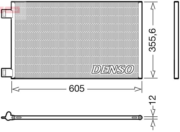 Skraplacz, klimatyzacja Denso DCN23041