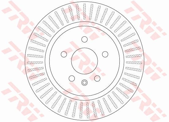 Tarcza hamulcowa TRW DF6371